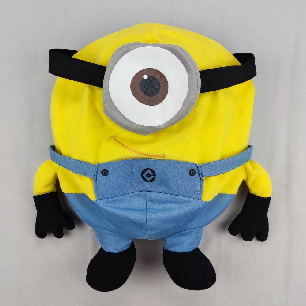 Toy Factory Plush Unisex 14" Yellow Despicable Me Minion One Eye Stuffed Toy